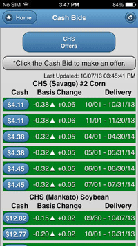 CHS Grain Trading App