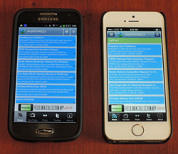 samsung galaxy s4 mini vs iphone 5 size