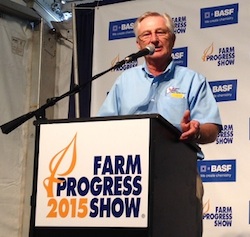 Guebert during 2015 Farm Progress Show