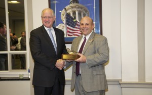 AFBF President Zippy Duvall (right) presents Rep. Mike Conaway (R-Texas) with the Golden Plow award, the highest recognition the organization grants members of Congress.