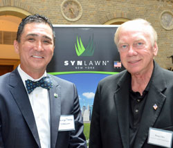 George Neagle of SYNLawn with Doug Giles, Universal Textile Technologies