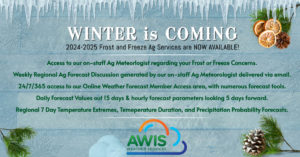 AWIS Frost & Freeze Notice